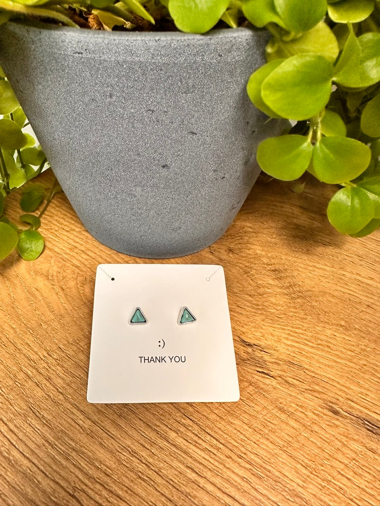 Minimalistische Dreieck-Ohrstecker – Stilvoll & modern 🔺