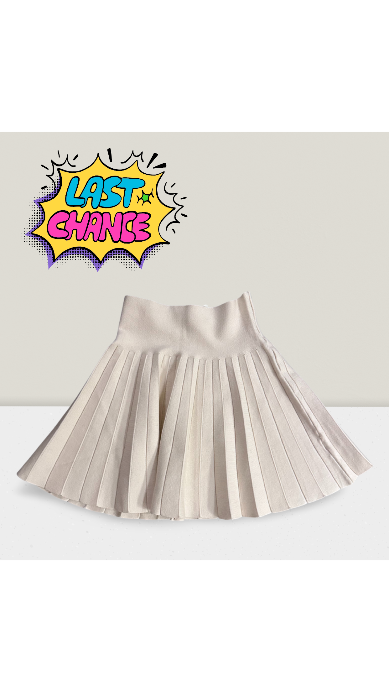 Eleganter Plisseerock