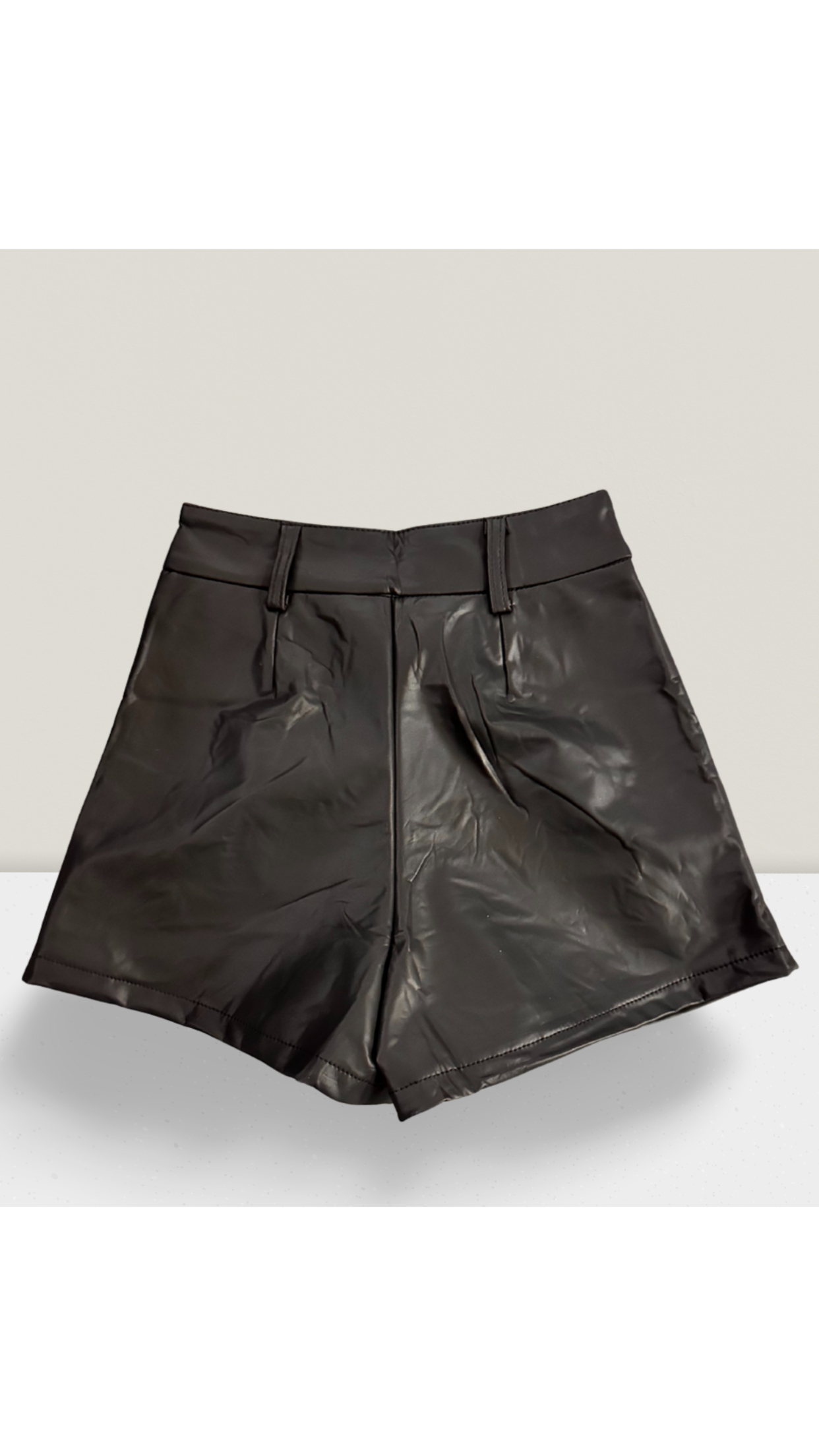 Leder-Shorts