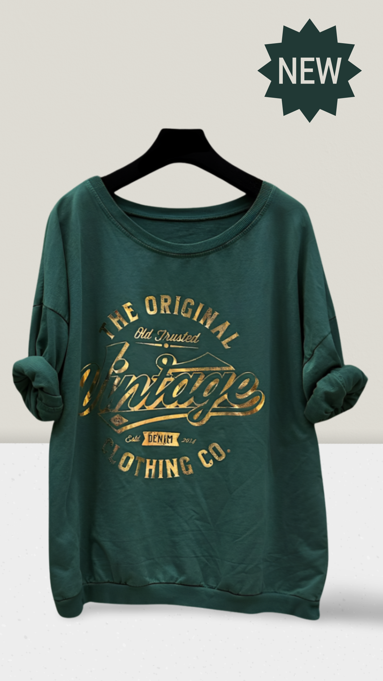 Langarm-Shirt aus reiner Baumwolle
