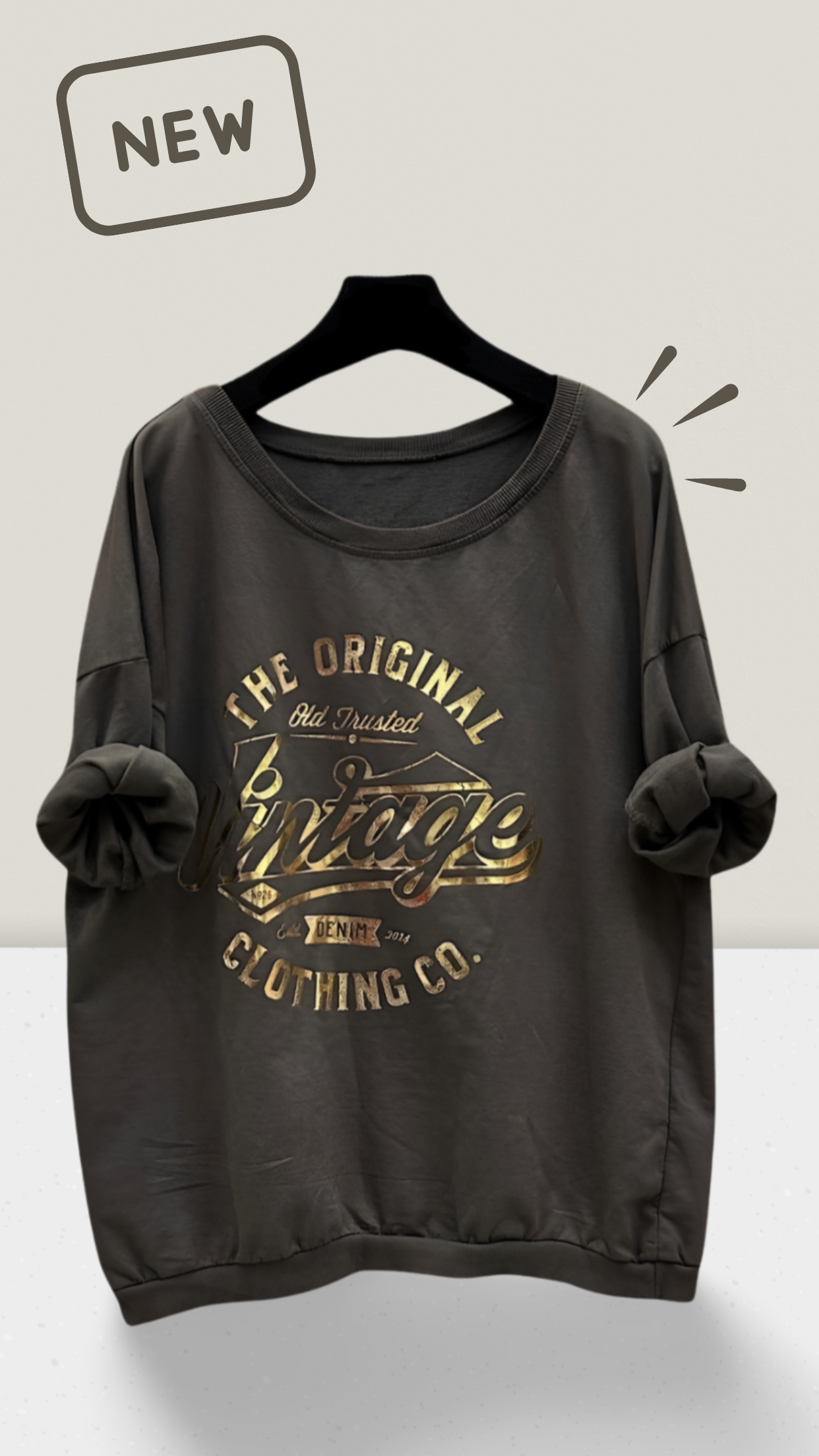 Langarm-Shirt aus reiner Baumwolle