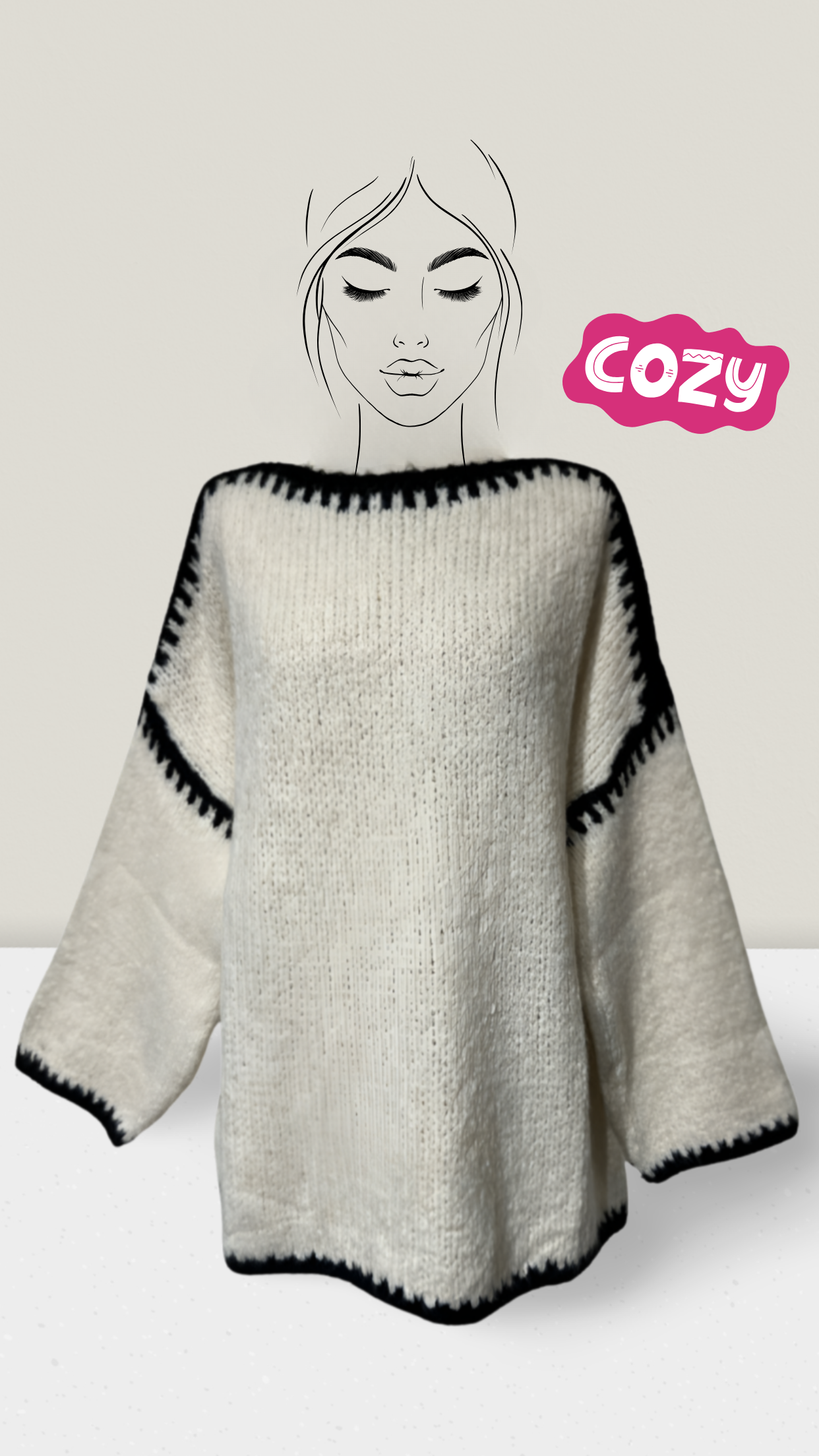 Oversize Strickpullover
