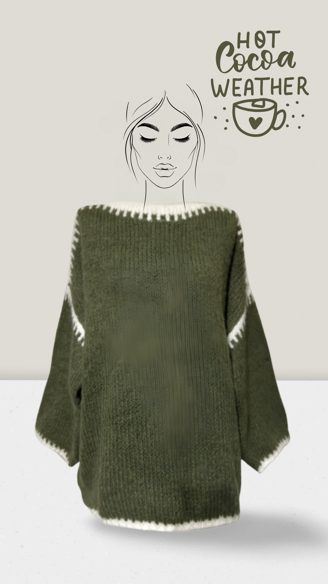 Oversize Strickpullover