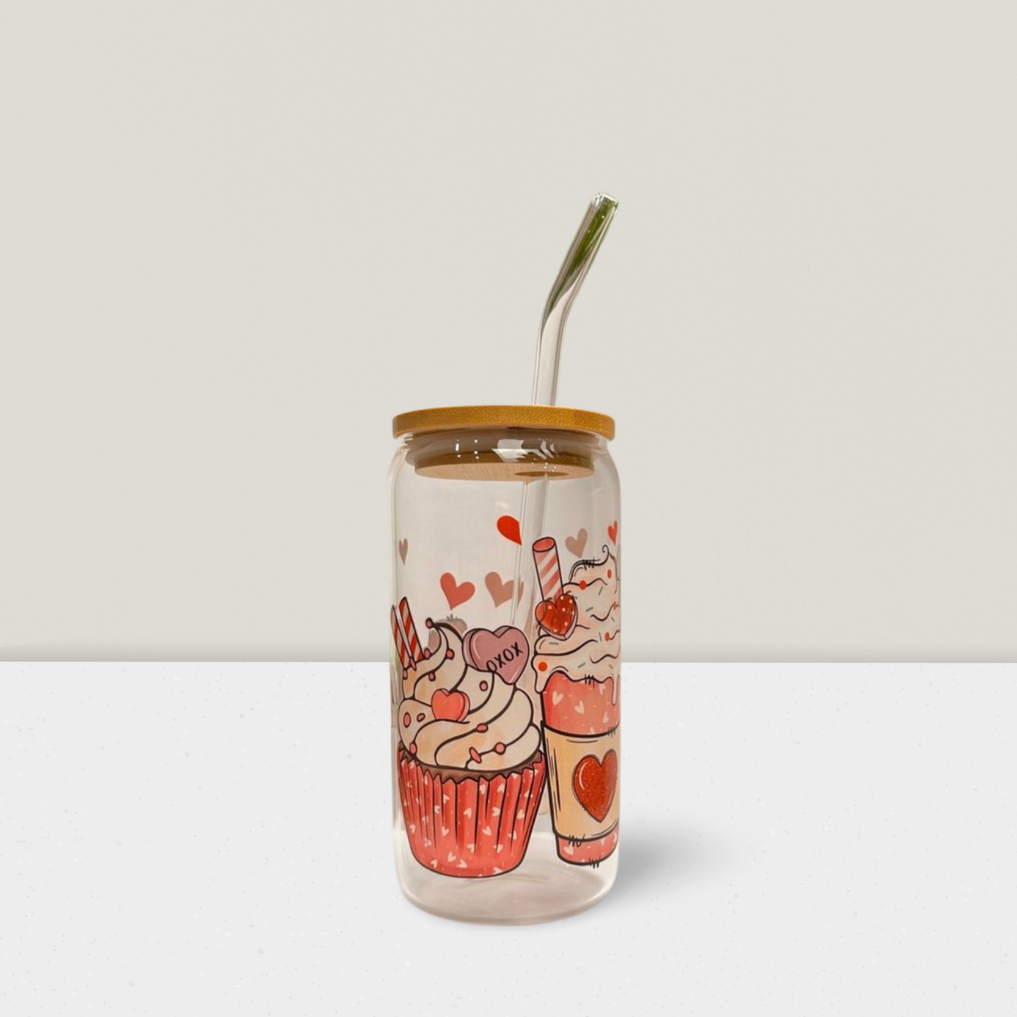Trinkglas Teddy & Cream