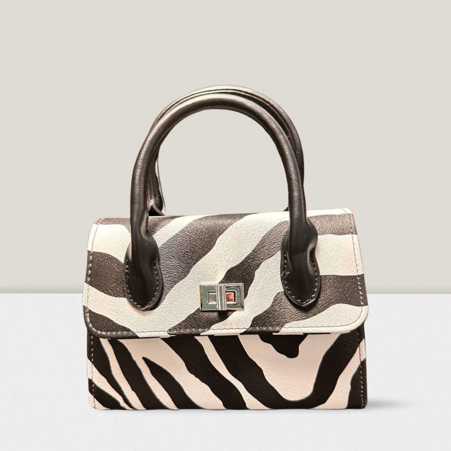 Mini-Bag im Zebra-Look – Wild, stylisch!
