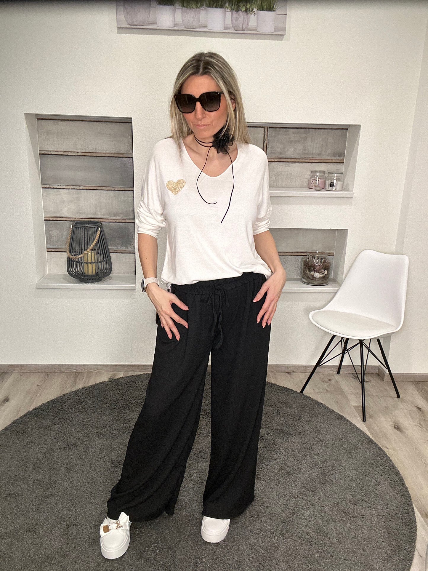 Langarmshirt mit Herz