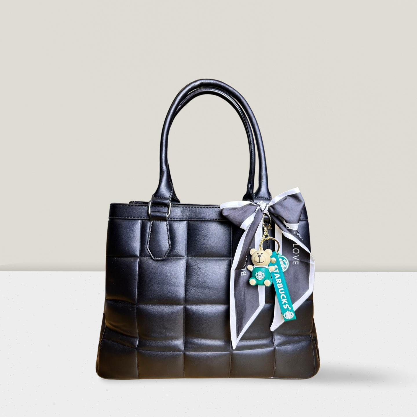 🧸☕ Teddy Love – Starbucks® Bag Charm Anhänger 🧸☕