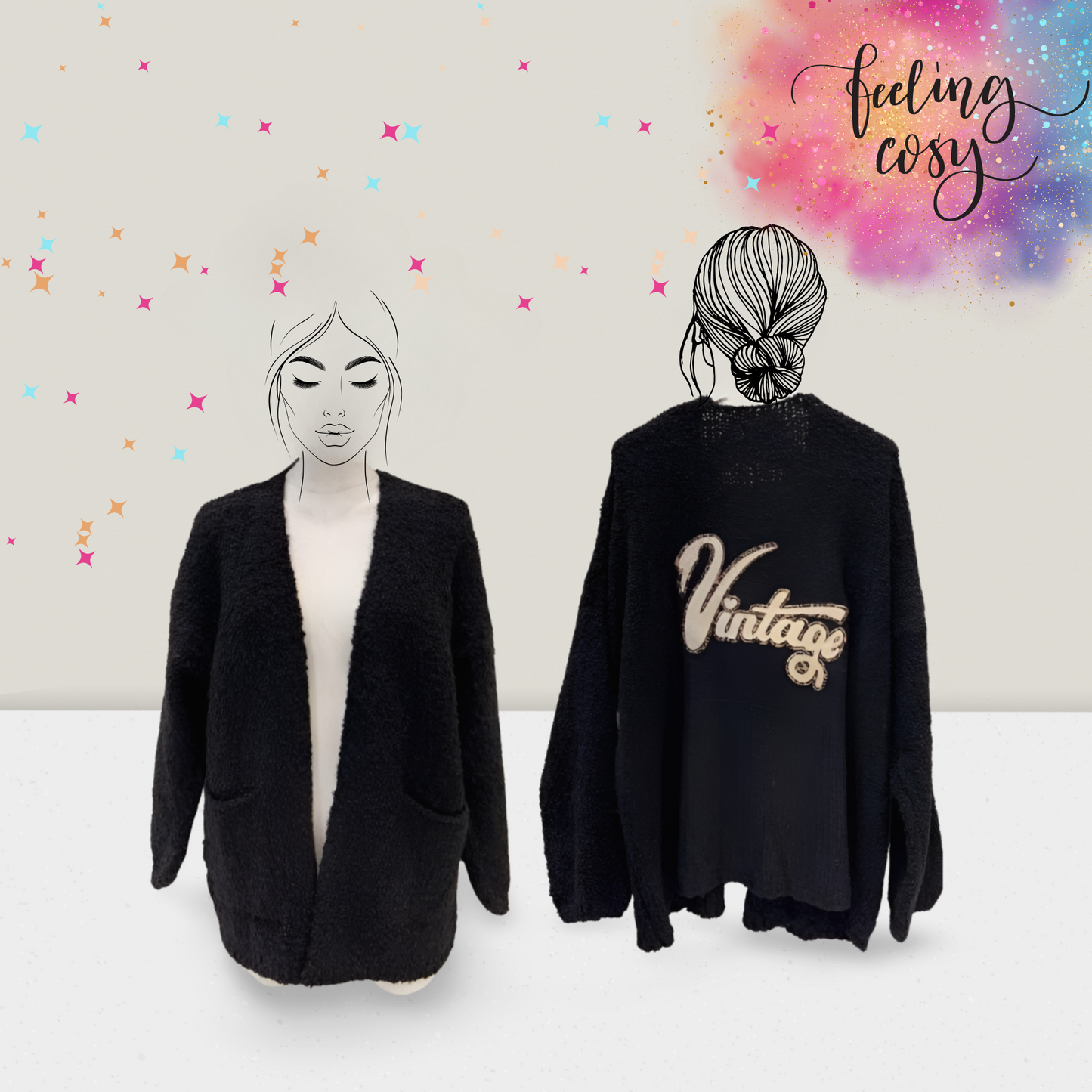 Boulé Strickjacke - Vintage