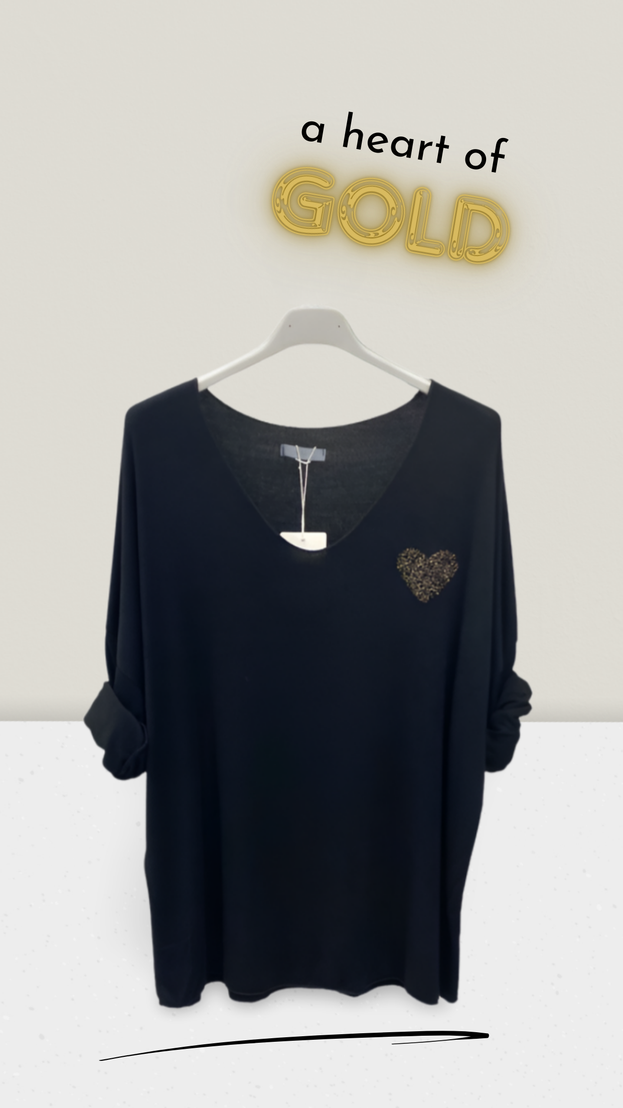 Langarmshirt mit Herz