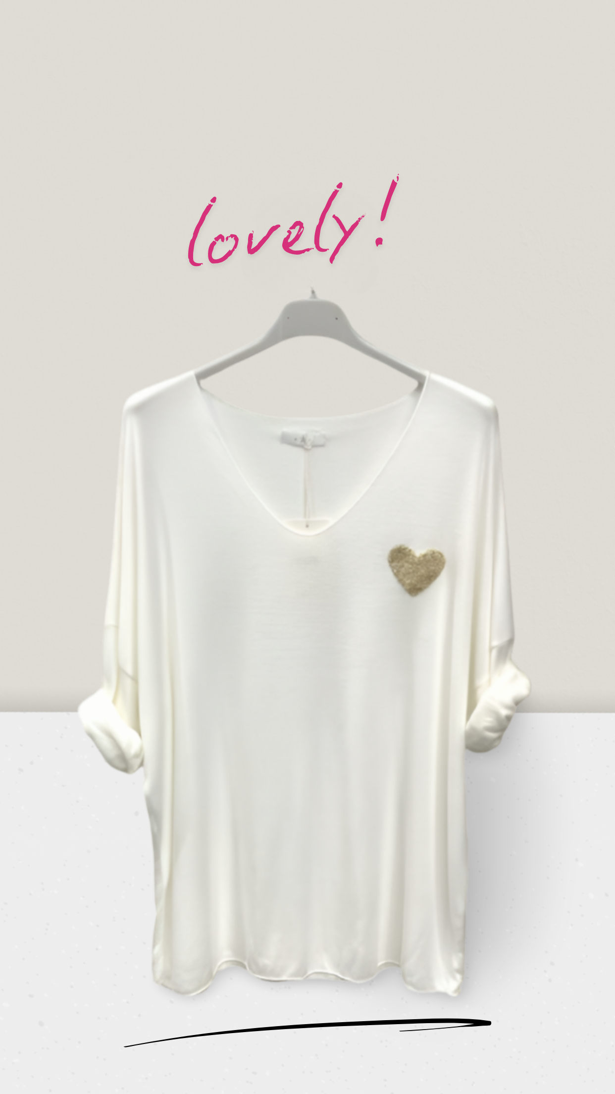 Langarmshirt mit Herz